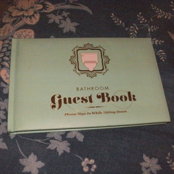 Knock Knock | Bath | Fun Bathroom Guest Book Hardcover By Knock Knock ...